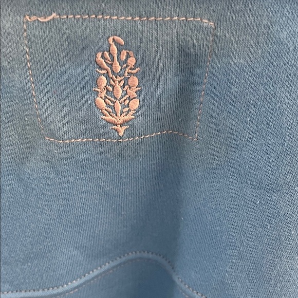 FP Movement All Star Fleece Blue Crewneck SweatShirt with Patches - Picture 8 of 13